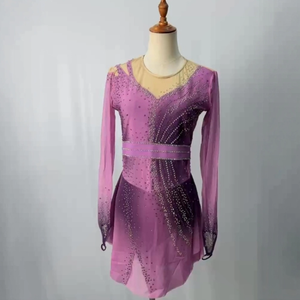 Vestido de Patinaje Artístico, Ropa de Pole Dance, <span class=keywords><strong>Disfraz</strong></span> de Baile Latino para Mujeres y Niñas, Vestidos de <span class=keywords><strong>Patinadora</strong></span>, Trajes de Competición de Patinaje y Baile, Económicos - Product Image 1