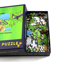 Puzzles en papier personnalisés en gros, impression personnalisée, fraises, 200 pièces, puzzles pour enfants, jouets, puzzles de dessins animés