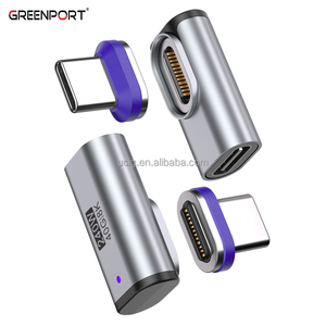 Bộ chuyển đổi từ tính 24Pin 240W | Bộ chuyển đổi máy tính xách tay điện thoại hình chữ L 8K 60Hz 40gbps với đầu USB-C & IOS & Micro USB - Product Image 3