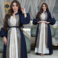 Zaynab Eid Jalabiya Ramadan Dubaï Turquie Robe de mode musulmane Abaya Jalabiya musulmane Eid Abaya Robe musulmane pour femme Jalabiya
