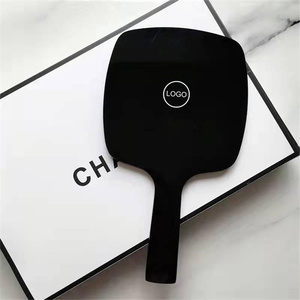 Gương cầm tay hình răng khay nhựa ABS di động, cán nhiều màu, nhãn hiệu riêng, hình vuông - Product Image 1