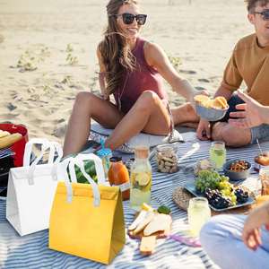 Sac isotherme personnalisé pour la livraison de repas à emporter et les courses - Product Image 2
