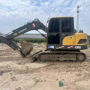 รถขุดมือสอง Volvo EC80 ปี 2022 ขนาด 8 ตัน เครื่องจักรก่อสร้าง ปั๊มไฮดรอลิก Kawasaki แบริ่งเครื่องยนต์ ได้รับการรับรองมาตรฐาน CE EPA - Product Image 3