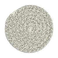 YS Sous-plat rond en corde de coton tressée, style nordique, inspiré d'Instagram, personnalisable, résistant à la chaleur, épais et solide, pour casserole