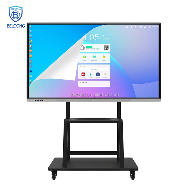 55 65 75 85Inch 4k Interactive Flat Panel Pizarra Interactiva Touch Screen Interactive Whiteboards Conference Screen Smart Board