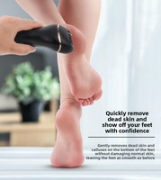 Nettoyeur de callosités électrique rechargeable, kit de pédicure électronique portable, épurateur de pieds étanche, outils de pédicure professionnels