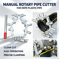 Coupe-tuyaux manuel robuste pour tuyaux en HDPE, PE, PPR, PVC |   Outil de coupe de tuyaux en plastique à cliquet pour les projets d'alimentation en eau et de plomberie