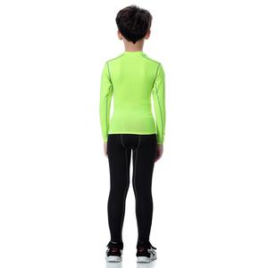 T-shirt Compression à manches longues en Polyester pour enfant, Logo personnalisé, collants, pour basket-ball, sous-vêtements d'entraînement, <span class=keywords><strong>Jogging</strong></span>, 1 pièce - Product Image 5