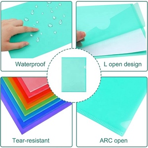 AFFISURE Wholesale Cheap Price A4 Top &amp; Side Report File <strong>Project</strong> Presentation Cover Blue File <strong>Folder</strong> L Type - Product Image 4