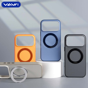 Матовый магнитный чехол для телефона VAWI B398 с защитой 360 градусов °   Вращающийся держатель для чехла для телефона 14 15 16 17 Pro Max, ударопрочный чехол для мобильного телефона - Product Image 4