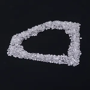 Espingarda diamante pedra gira solta certificado f/g cor vvs1 vvs2 1.50-1.65mm diamantes reais brancos e diamante de laboratório crescido da índia