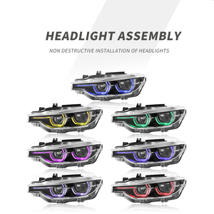 ไฟหน้า LED อัพเกรดเต็มระบบสำหรับรถยนต์ซีรีส์ 3 รุ่น F30/F31 พร้อมไฟสูง/ต่ำ ไฟเลี้ยว และไฟเดย์ไลท์ 6500K แบบเฉพาะ - Product Image 1