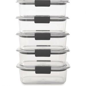 Food <b>Storage</b> <b>Containers</b> BPA Free Airtight Lids Ideal for Lunch Meal Prep Leftovers Set - Product Image 2