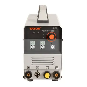 Máquina de soldadura digital POWER TS-250i, mma tig, cortada por TAYOR
