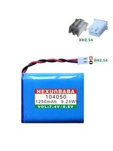 7,4 В 1250 мАч 104050 504050-2S полимерный литий-ионный аккумулятор для спутникового ТВ цифровой спутниковый искатель измеритель WS-6933 6923 DVB-S/S2 B265 - Product Image 2