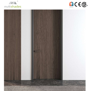 <span class=keywords><strong>Porte</strong></span> intérieure en bois massif multicouche de qualité supérieure avec isolation acoustique et intégration murale sans joint - Product Image 3