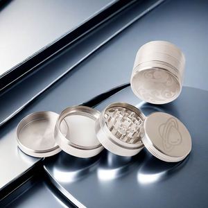 Broyeur à herbes en acier inoxydable de haute qualité, 50 mm, 4 couches, logo personnalisé, broyeur à tabac sec pour herbes - Product Image 3