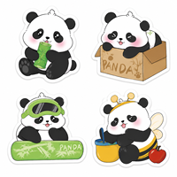Stiker Label Harga PVC Kustomisasi Berkualitas Tinggi Lembar Stiker Hadiah Stiker Vinyl Kustom Stiker Logo Kustom Stiker Kartun Kustom