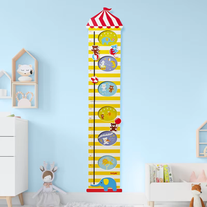 Có Thể Gập Lại Cá Nhân Tăng Trưởng Bằng Gỗ Biểu Đồ 3D Thủ Công Mỹ Nghệ Có Thể Điều Chỉnh Đo Thước Di Chuyển Cai Trị Chiều Cao Quy Mô Cho Trẻ Em Bé - Product Image 3