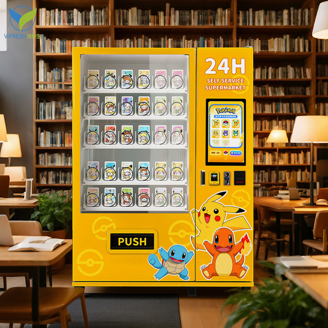 VFresh Large Capacity Business Vending Machine with SDK Touchscreen & Custom Graphics