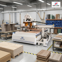 Máquina CNC de 6 Ejes Multicabezal / Router CNC de 3 Ejes para Tallado de Madera con Eje Rotatorio para PVC / Madera Maciza / MDF / Tablero Acrílico