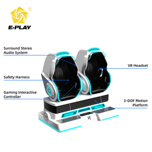 Simulador de Realidad Virtual E-PLAY 9D, <span class=keywords><strong>Cine</strong></span> VR, Entretenimiento de Realidad Virtual Interior/Exterior para Todas las Edades, Sillas VR con Efecto Montaña Rusa - Product Image 3