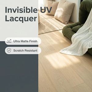 Planchers en bois de <span class=keywords><strong>chêne</strong></span> blanc haute performance avec stabilité multicouche et finition mate UV invisible pour intérieurs haut de gamme - Product Image 3