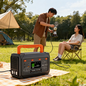 300W 270Wh Pure Sine Wave Ternary Lithium Battery MPPT PD 45W Portable Power Station Solar Generator Flashlight USB <b>Cigar</b> - Product Image 5