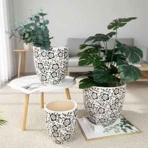 Pots en céramique émaillée de haute qualité pour le <span class=keywords><strong>service</strong></span> de plantes décoratives d'intérieur et de jardin - Product Image 2