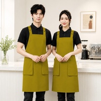 Tabliers de cuisine unisexe en polyester Oxford imperméables, personnalisables avec logo, pour restaurants, hommes et femmes, vierges, pour chefs et cuisiniers