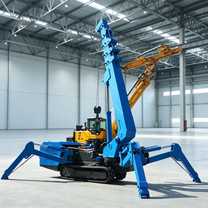 Grue araignée <span class=keywords><strong>de</strong></span> 3 tonnes à télécommande radio avec réduction du bruit et élévateur sur chenilles - Product Image 1