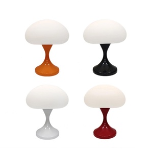 <span class=keywords><strong>Lampe</strong></span> de table méduse, lumière d'ambiance pour chambre à coucher, chevet, salon, décoration rétro, style crème haut de gamme, protection des yeux, rechargeable - Product Image 5