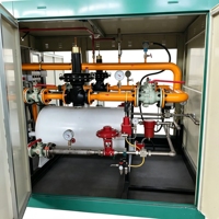 Régulateur CNG Emerson à double canal avancé 500 Nm³/h pour projets de pipeline et de stations de remplissage