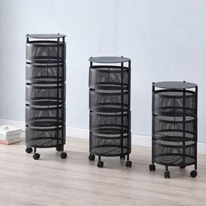 Organizador de Cocina, Estante Metálico Multicapa para Ahorrar Espacio, Almacenamiento de Frutas y Verduras, Estante Giratorio - Product Image 1
