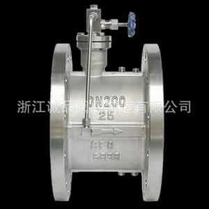 Vannes à clapet papillon à faible résistance HH48X HH49X-16 25 en acier inoxydable et fonte pour fluides huileux - Product Image 5