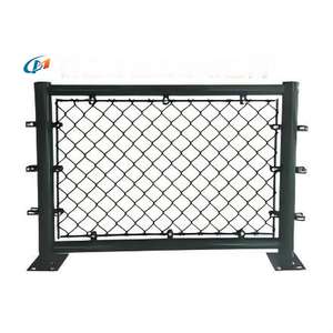 Valla de eslabones de cadena galvanizada de privacidad popular al por mayor con puerta fácilmente ensamblada para construcción de estadios/Gaden/granjas - Product Image 1