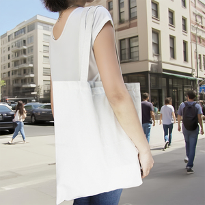 Sac fourre-tout en toile de coton polyester vierge pour sublimation, personnalisable, vente en gros, pour cadeaux et promotion - Product Image 1