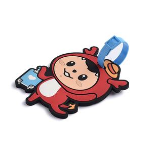 Etiquetas de Equipaje Personalizadas de Silicona Suave, Etiquetas de PVC para Maletas, Etiquetas de Viaje con Dibujos Animados - Product Image 4