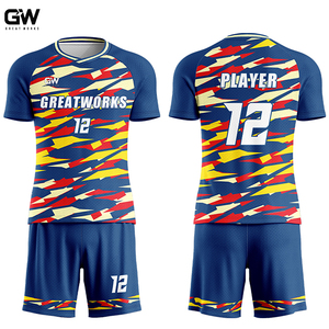 Maillot de football personnalisé, impression par sublimation, uniforme d'équipe personnalisé, haut pour homme, boutonné, respirant, séchage rapide, vêtements de sport - Product Image 3