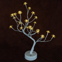 24 LED Lotus Light Kupferdraht Bonsai Bäume mit LED-Lichtern Weihnachten Bonsai Nacht lampe LED Home Decoration Color Light