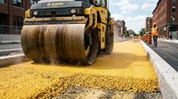 Patch d'asphalte coloré à froid, Construction routière municipale, Plusieurs couleurs, Sac de 40 kg