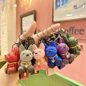 Adorable Sparkling Puppy Keychain - Cute Dog Bag Hanger Charm Unique Gift for Pet Lovers - Product Image 5