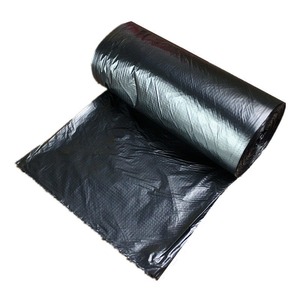 Polythene Trắng Phẳng Màu Đen kéo-chuỗi dùng một lần túi rác nhựa túi rác cho vật nuôi làm sạch nhà bếp túi rác - Product Image 1