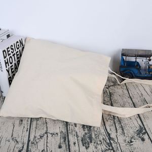 Bolsa de Mano de Algodón Blanca Multiusos Reutilizable de Alta Calidad, Personalizada, al por Mayor, de Tamaño Pequeño, con Correa para el Hombro, para Compras - Product Image 4