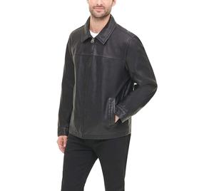 Veste en cuir personnalisée de haute qualité pour hommes, élégante, durable, en cuir véritable, vêtements d'extérieur, veste de mode streetwear OEM pour hommes - Product Image 2