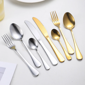 Stainless Steel Food Grade <b>Table</b> Spoon Dessert <b>Coffee</b> Salad Spoon Steak Knife Dinner Fork Tea Spoon Wholesale - Product Image 1