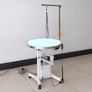 EUR Pet Dog điện chải chuốt bảng LED nâng chải chuốt Bảng di động gấp Pet chải chuốt bảng cho pet Salon - Product Image 3