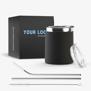 New 12oz Creative Double-layer Vacuum 12 Hours 304 Stainless Steel Insulated Children's <b>Cold</b> Water <b>Cup</b> - Product Image 1
