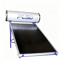 Chauffe-eau solaire en acier galvanisé à plaque plate de 200 L, adapté aux toits inclinés et aux toits plats, économique, utilise la technologie solaire