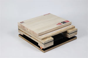 Suelo de gimnasio interior profesional modular aprobado por FIBA Merry Sports, suelo de baloncesto de madera dura, madera de arce para arenas escolares - Product Image 2